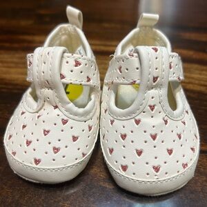 Charming Heart-Patterned Baby Walker Shoes
